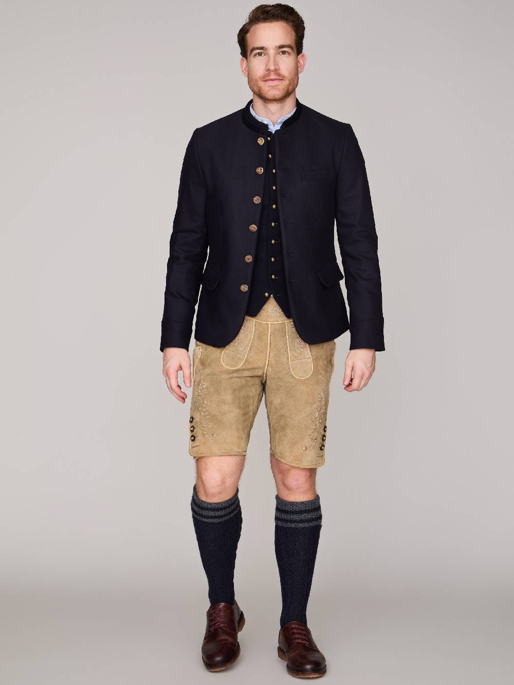 Limberry Nachtblaue Trachtenweste - KONSTANTIN NACHTBALU