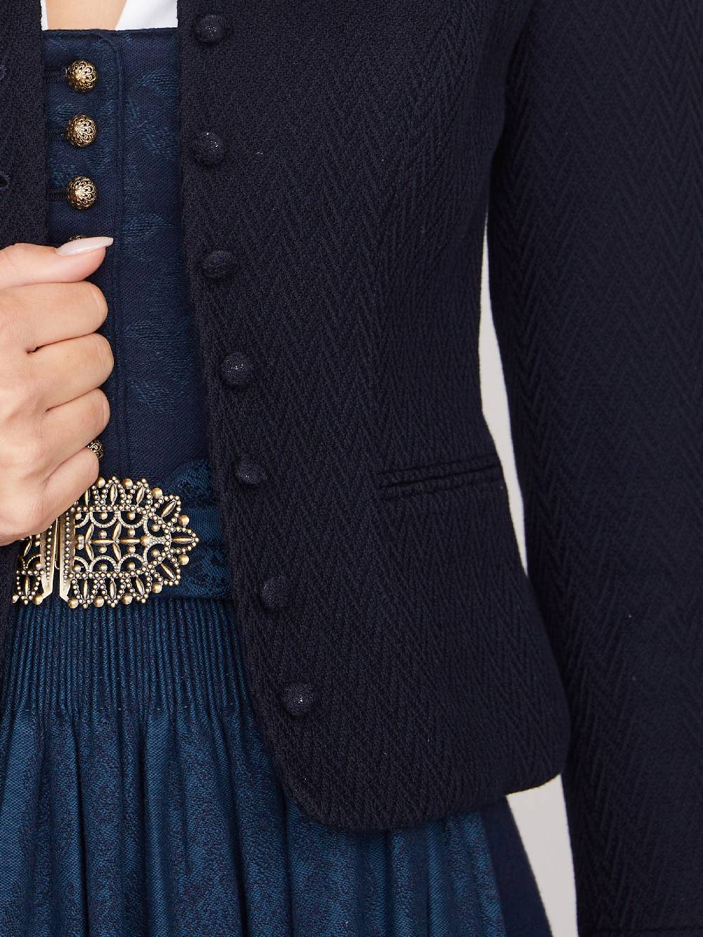 Limberry Nachtblauer Trachtenjanker - BARBARA NACHTBLAU