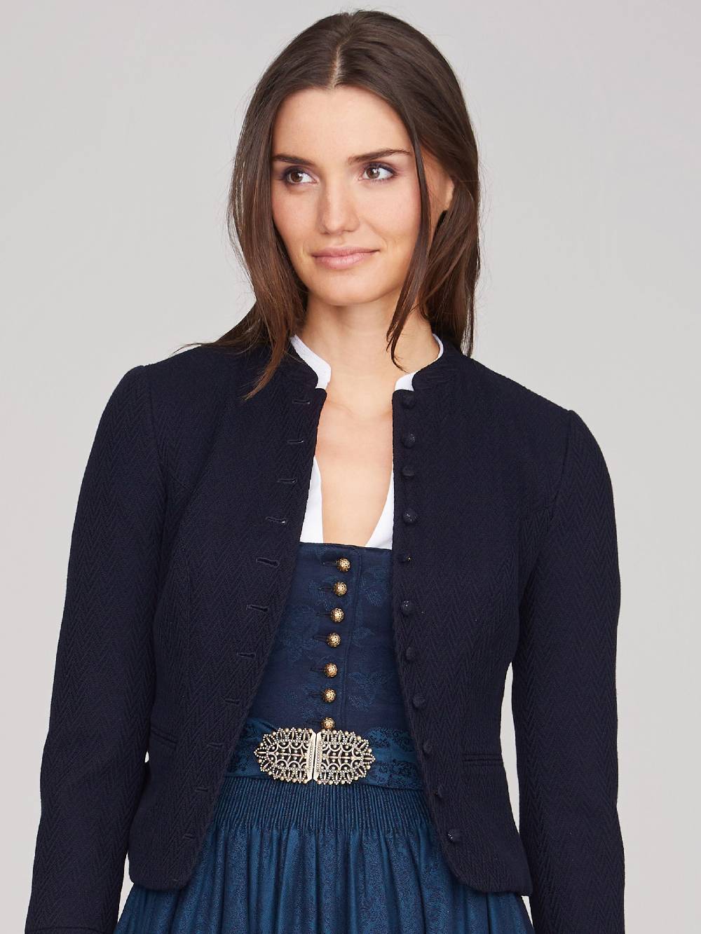 Limberry Nachtblauer Trachtenjanker - BARBARA NACHTBLAU