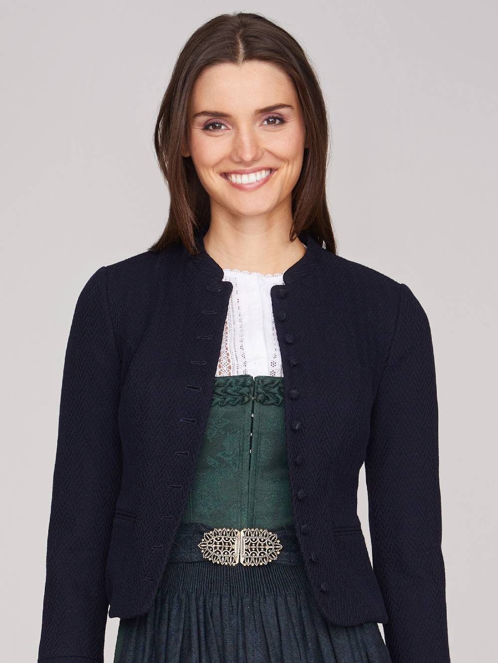 Limberry Nachtblauer Trachtenjanker - BARBARA NACHTBLAU