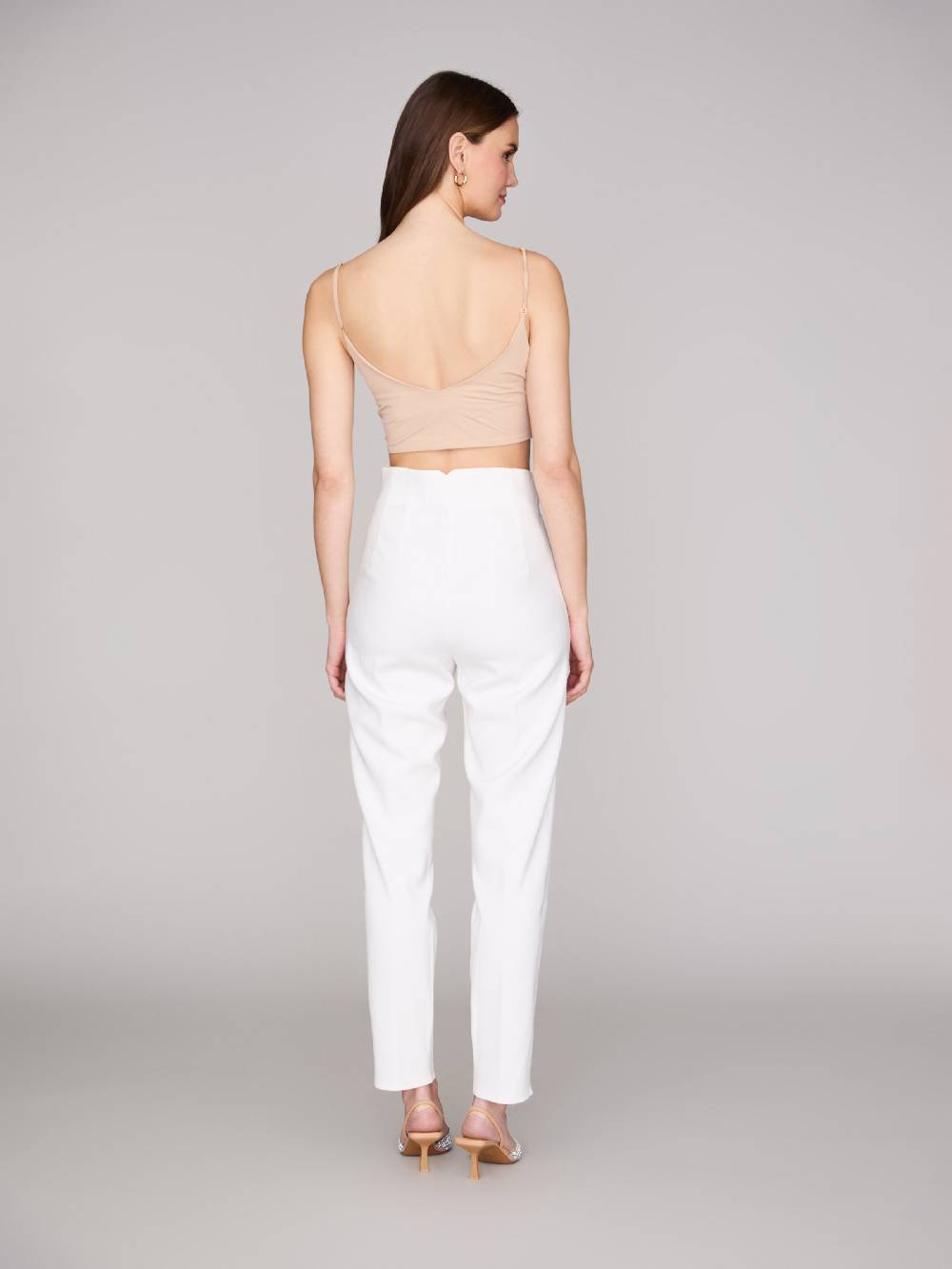 Limberry Nudefarbenes Croptop Mit Spaghettiträgern - PAGE