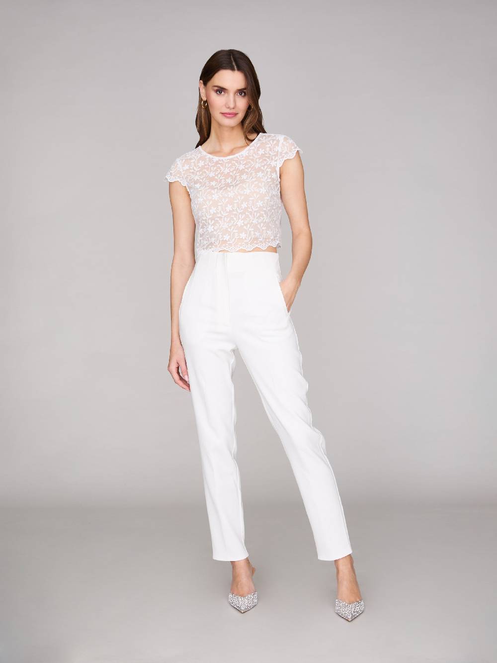 Limberry Nudefarbenes Croptop Mit Spaghettiträgern - PAGE