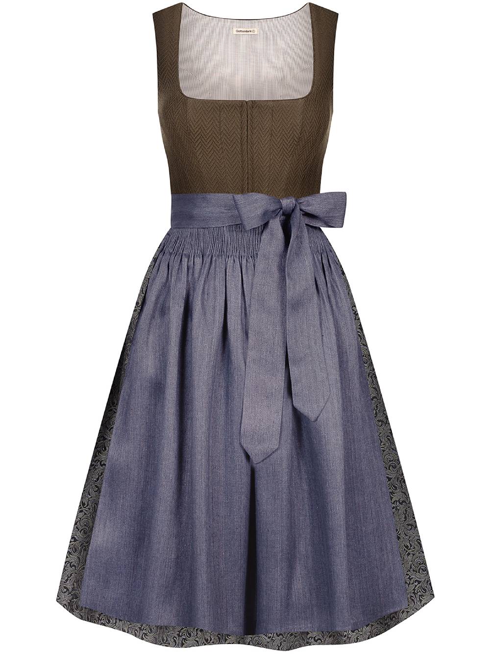 Limberry Olivfarbenes Dirndl - ANTONIA OLIV-ANTHRAZIT