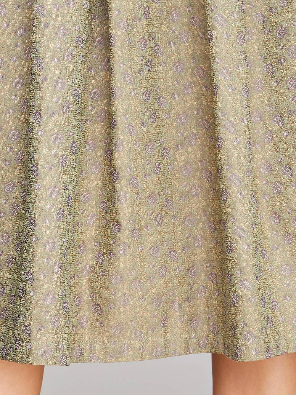 Limberry Olivgrüner Trachtenrock Mit Blumenmuster - BLAIR OLIVE