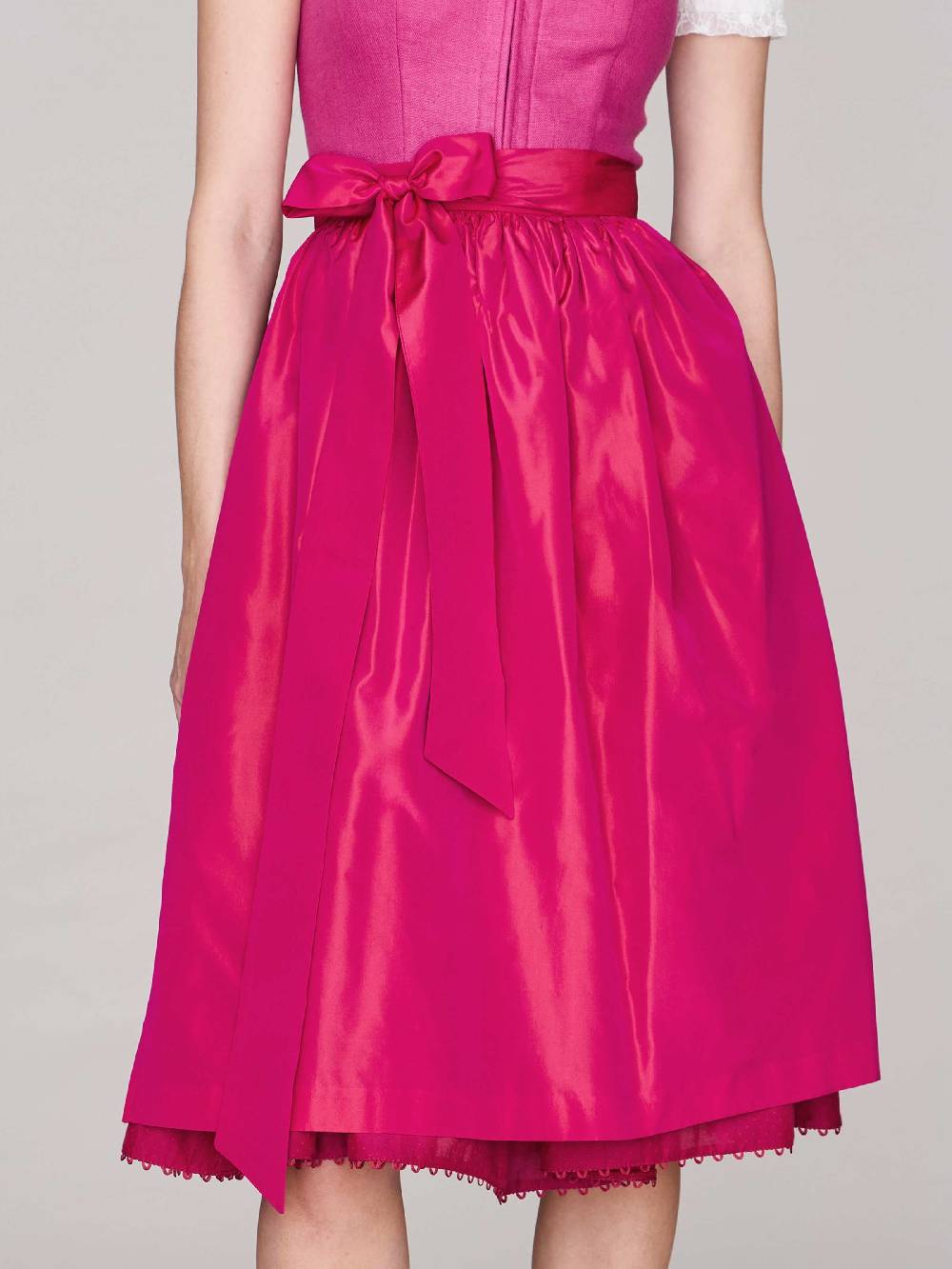 Limberry Pinkes Dirndl Mit Leinen-Mieder - MÜNCHEN PINK