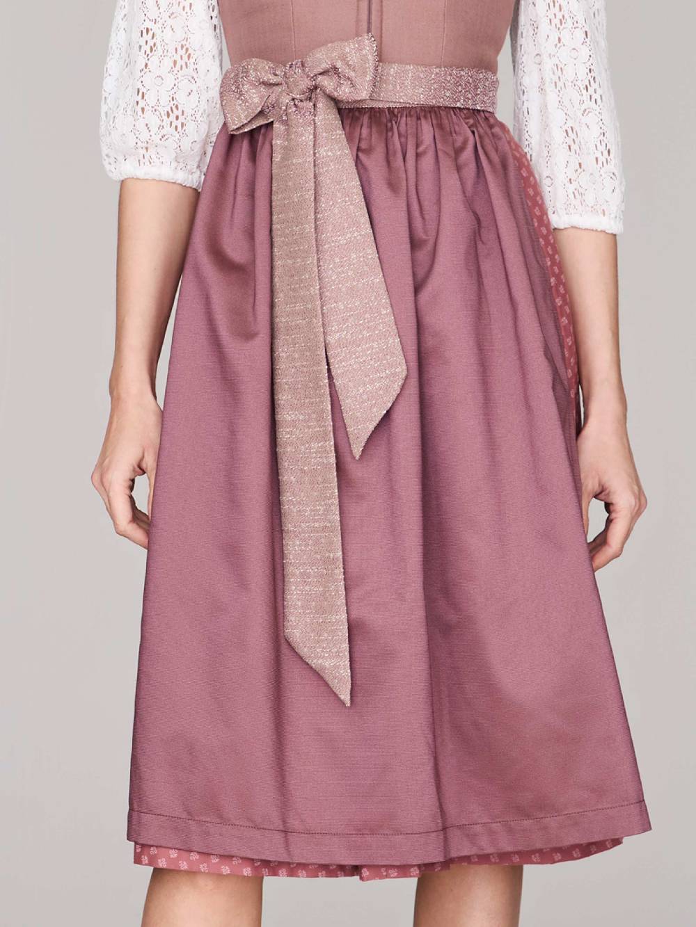 Limberry Rosa-farbenes Dirndl Mit Leinen-Mieder - ADA DUSTY ROSEWOOD