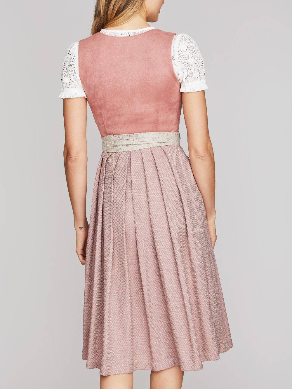 Limberry Rosa-farbenes Dirndl Mit Velours-Mieder - JULIE DUSTY ROSE