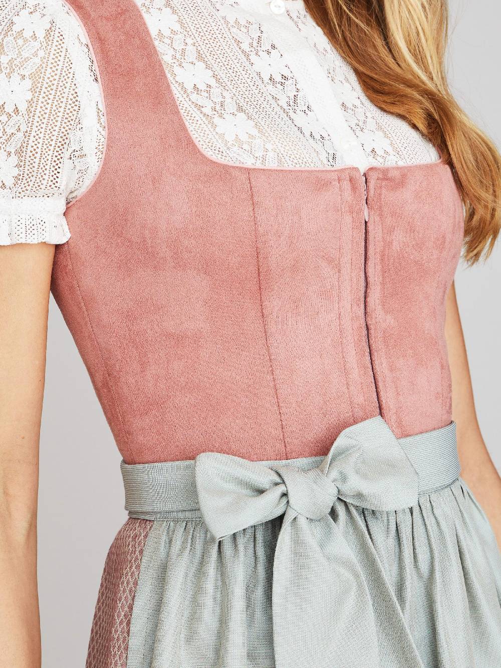 Limberry Rosa-farbenes Dirndl Mit Velours-Mieder - JULIE DUSTY ROSE