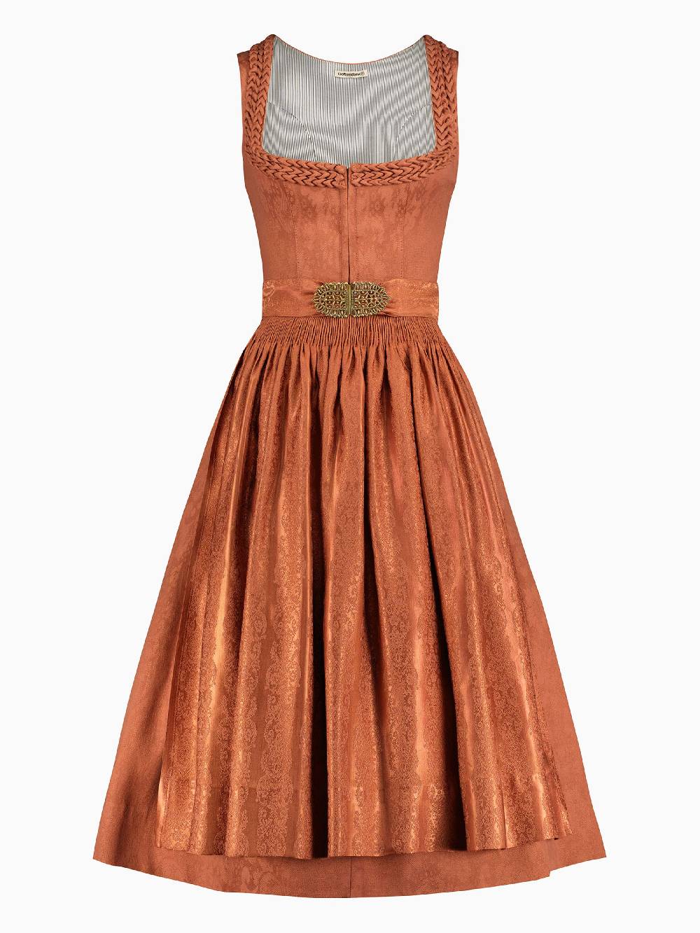 Limberry Rostbraunes Stretch-Dirndl - VRENI ROSTBRAUN