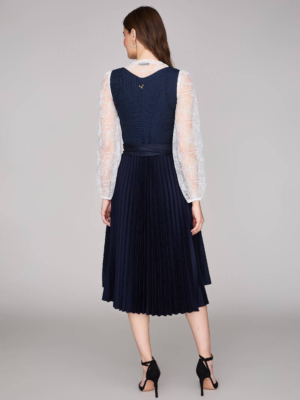 Limberry Royalblaues Dirndl Mit Plissiertem Rock - HEDI PLISSEE ROYAL BLUE