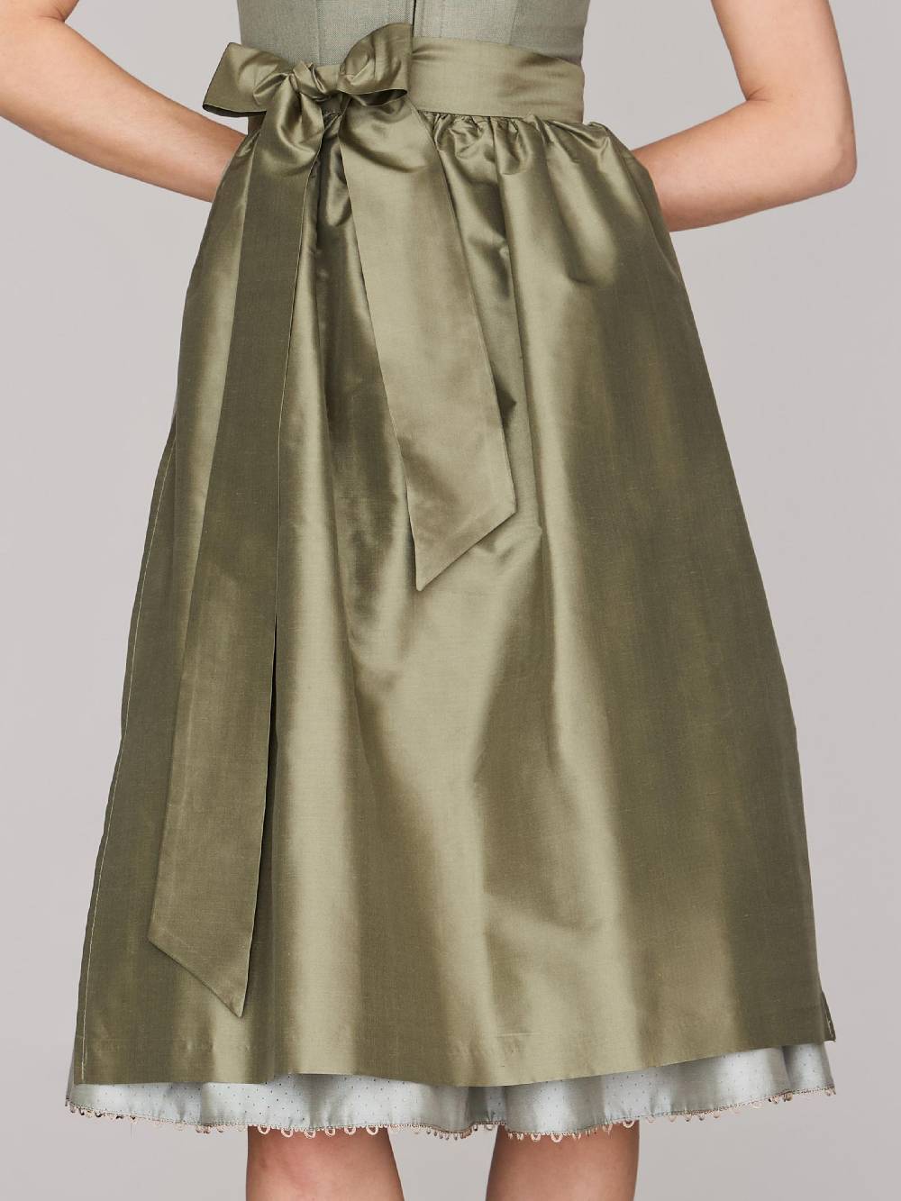 Limberry Salbeigrünes Dirndl Mit Leinen-Mieder - MÜNCHEN SALBEI