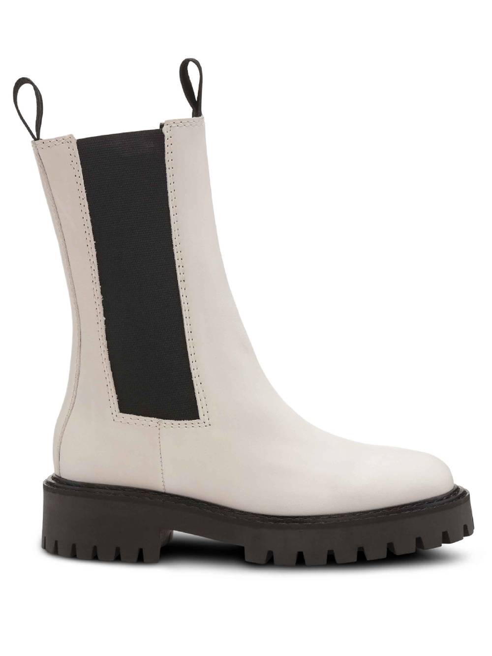 Limberry Schwarz-weißer Chelsea-Boot Mit Plateau - ANGIE