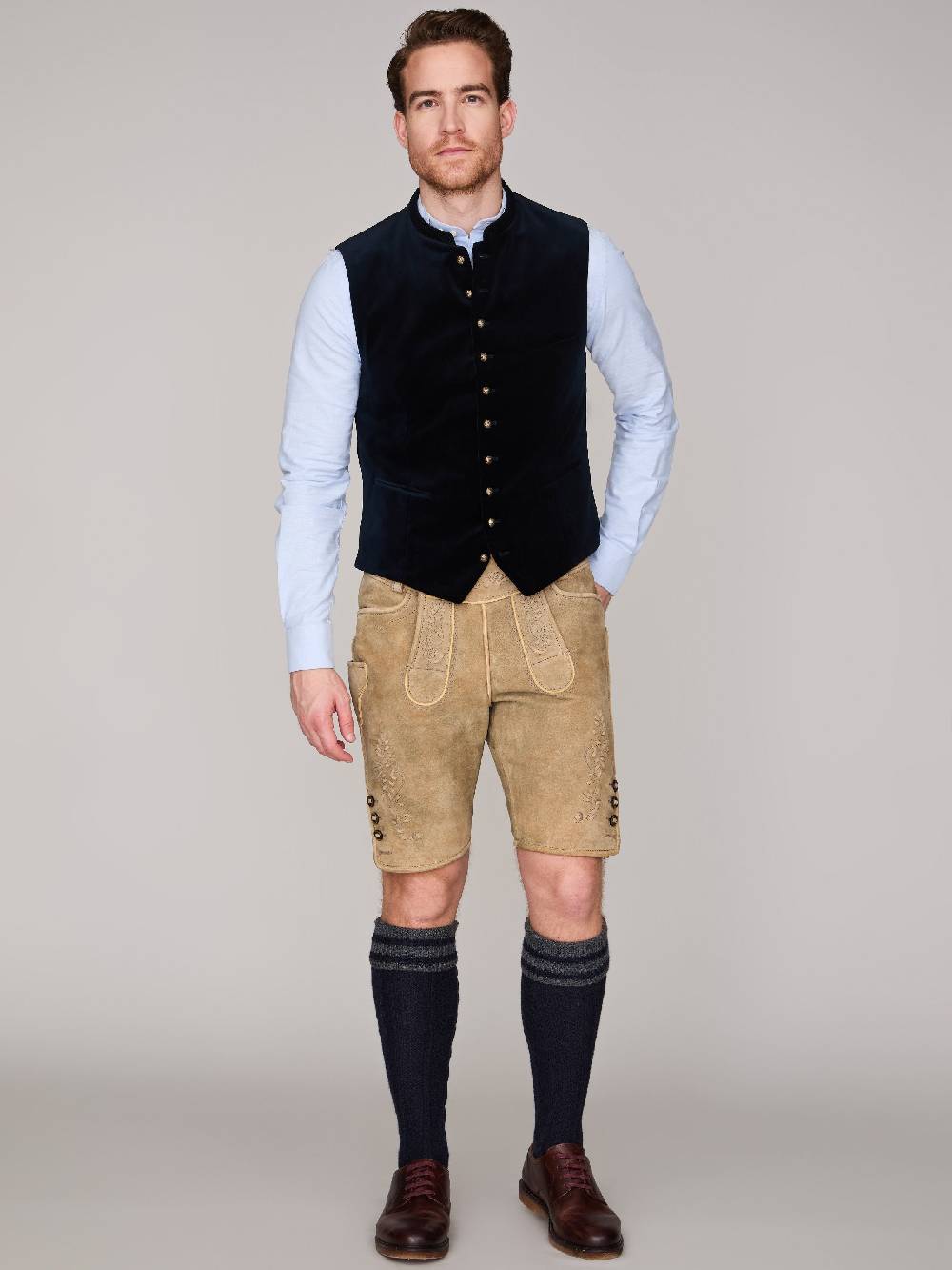 Limberry Schwarzblaue Trachtenweste - KONSTANTIN SCHWARZBLAU