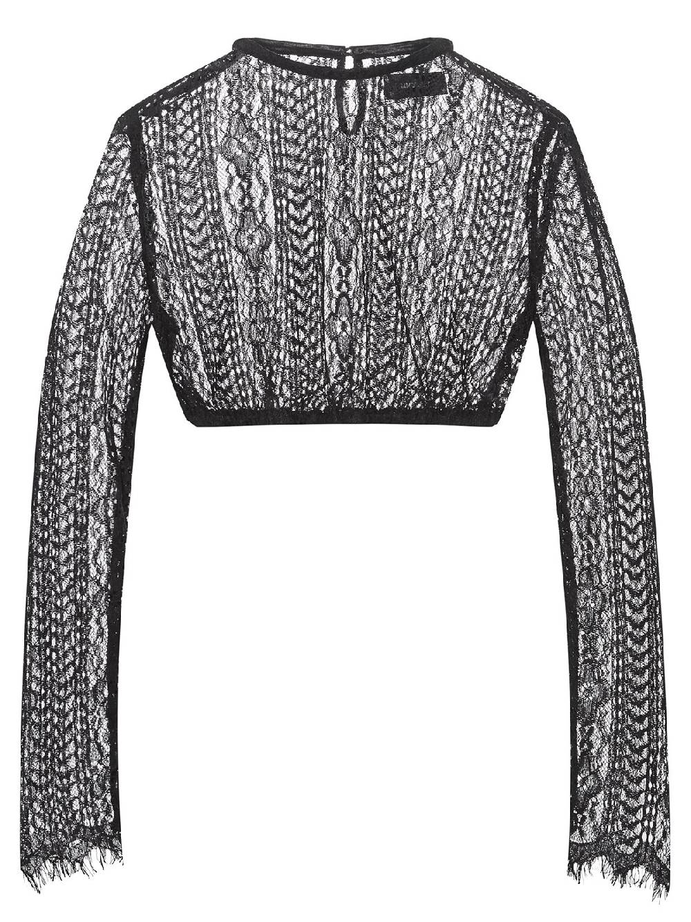 Limberry Schwarze Dirndlbluse Mit Langem Arm - ANEMONE SCHWARZ