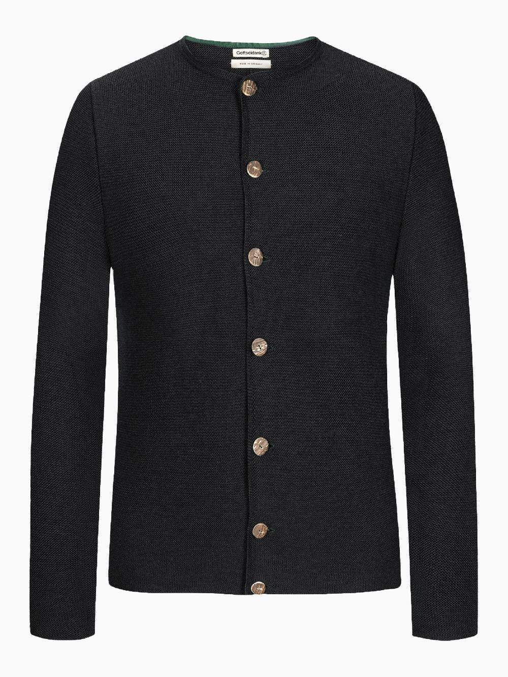 Limberry Schwarze Strickjacke - ALOISIUS KAVIARSCHWARZ