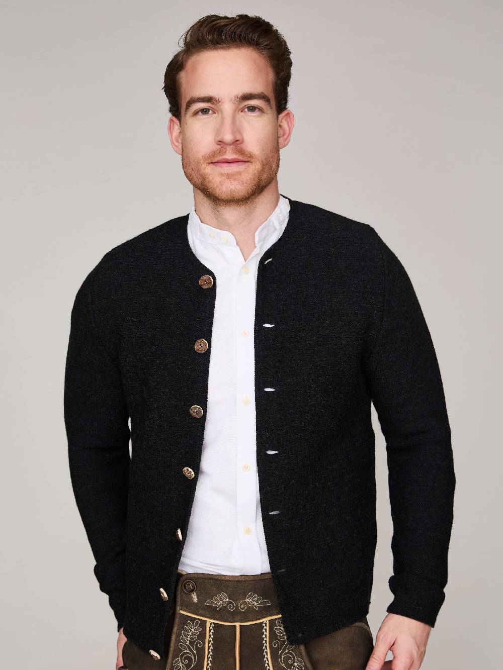 Limberry Schwarze Strickjacke - ALOISIUS KAVIARSCHWARZ