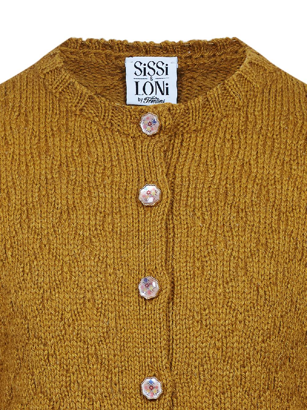 Limberry Senf-farbene Strickjacke Für Kinder - INGE SENF