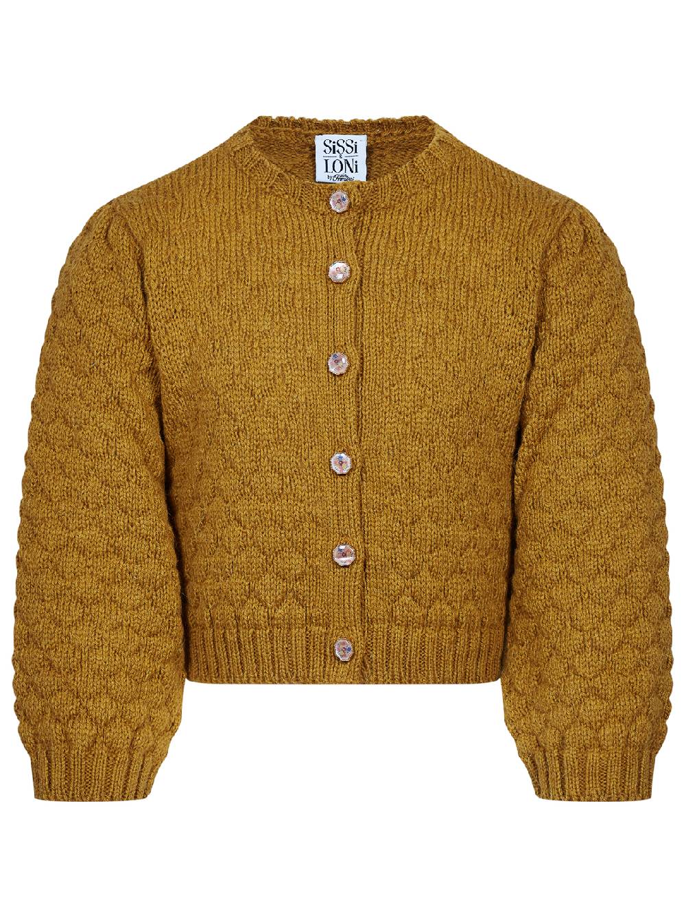 Limberry Senf-farbene Strickjacke Für Kinder - INGE SENF