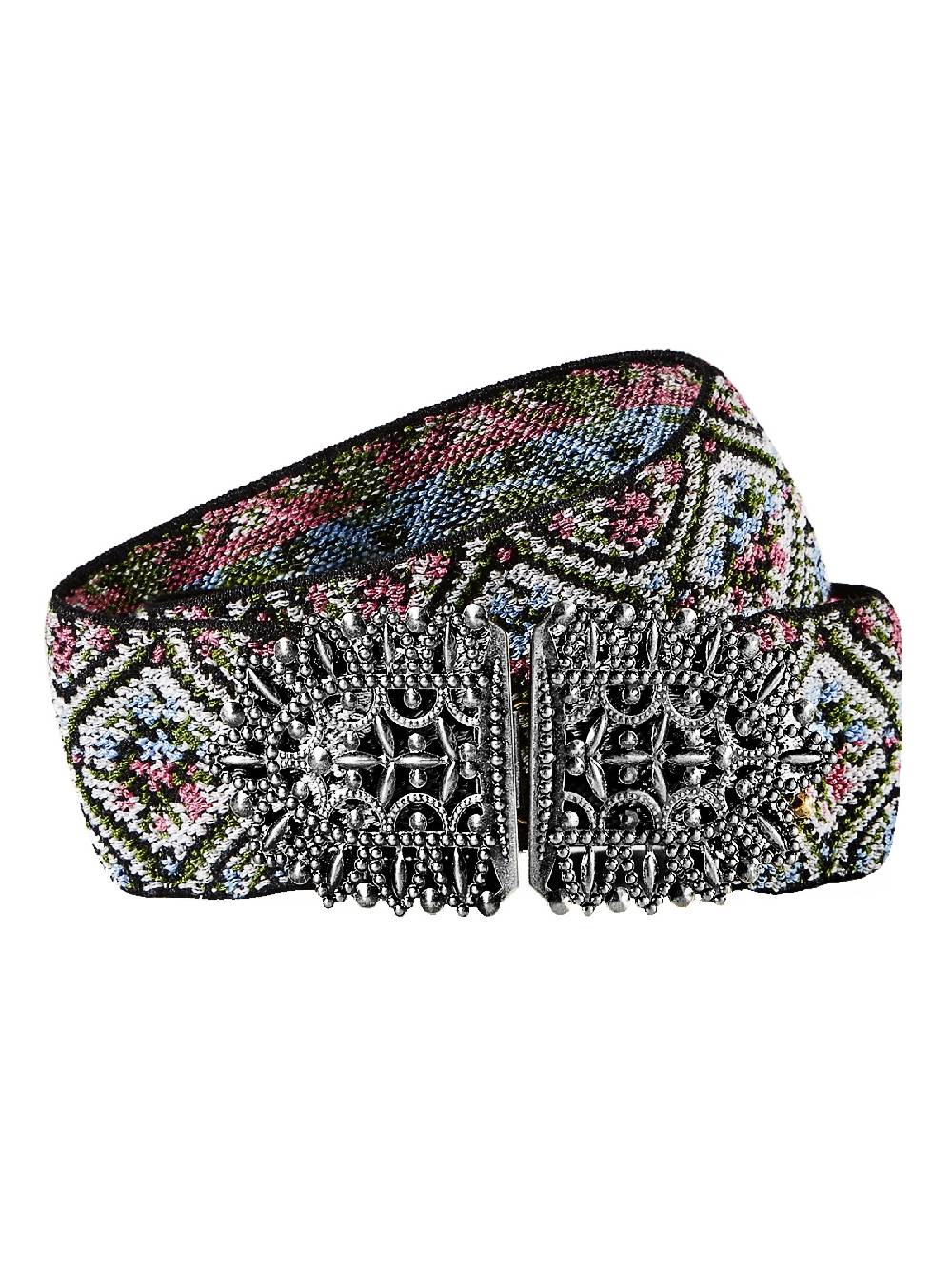 Limberry Stretch-Trachtengürtel Mit Gobelinmuster - GRAZYNA A SILBER