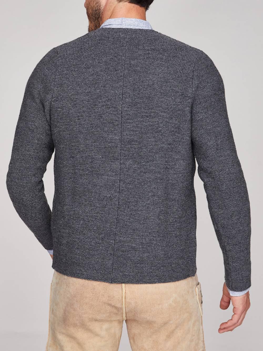 Limberry Strickjacke In Ashphalt-Grau - ALOISIUS ASPHALT