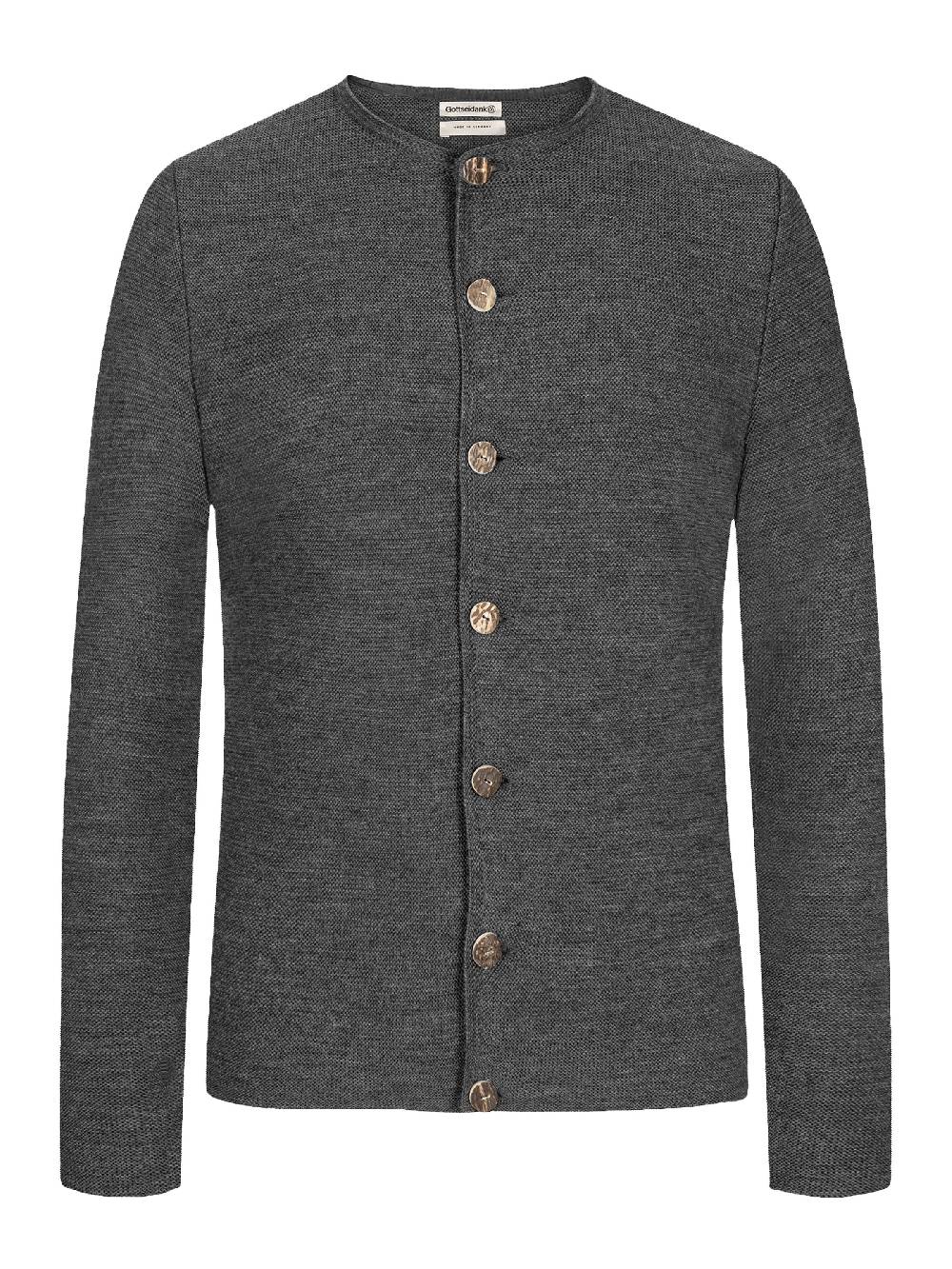 Limberry Strickjacke In Ashphalt-Grau - ALOISIUS ASPHALT