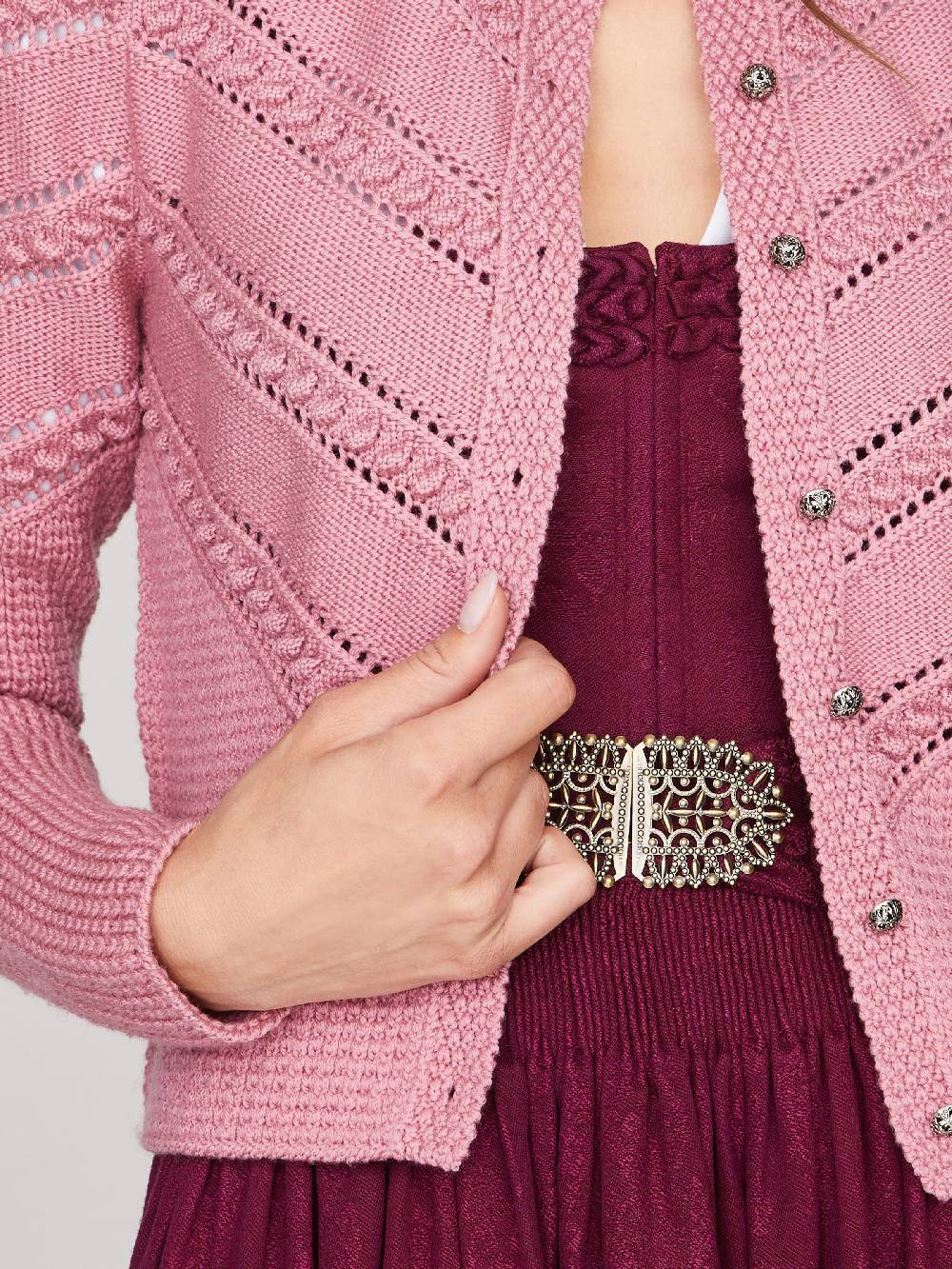 Limberry Strickjacke In Nelkenrosa - OPHELIA NELKENROSA