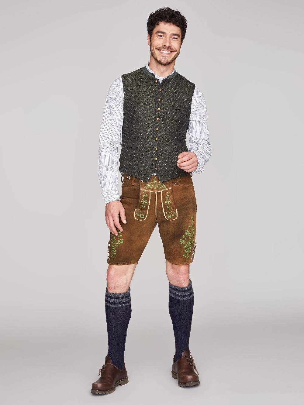 Limberry Tannengrüne Trachtenweste - KONSTANTIN TANNE