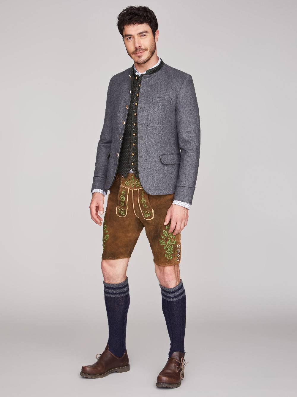 Limberry Tannengrüne Trachtenweste - KONSTANTIN TANNE