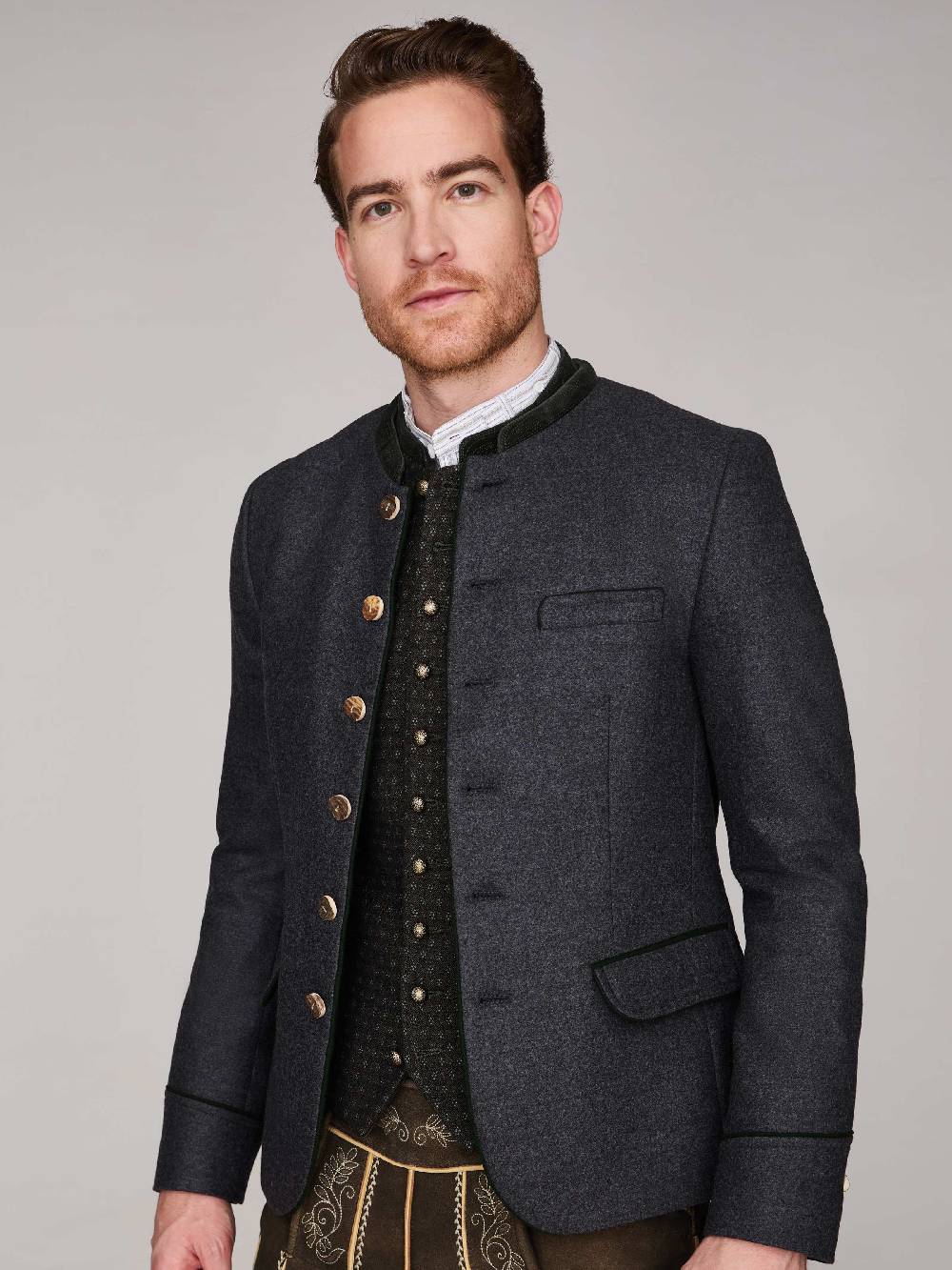 Limberry Trachtenjanker in Anthrazit - HELMUT ANTHRAZIT