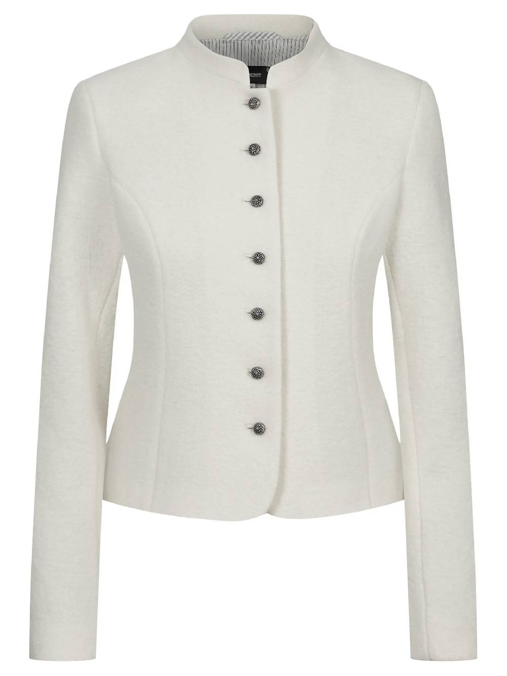 Limberry Trachtenjanker In Ecrue Mit Silbernen Knöpfen - RILEY ECRUE