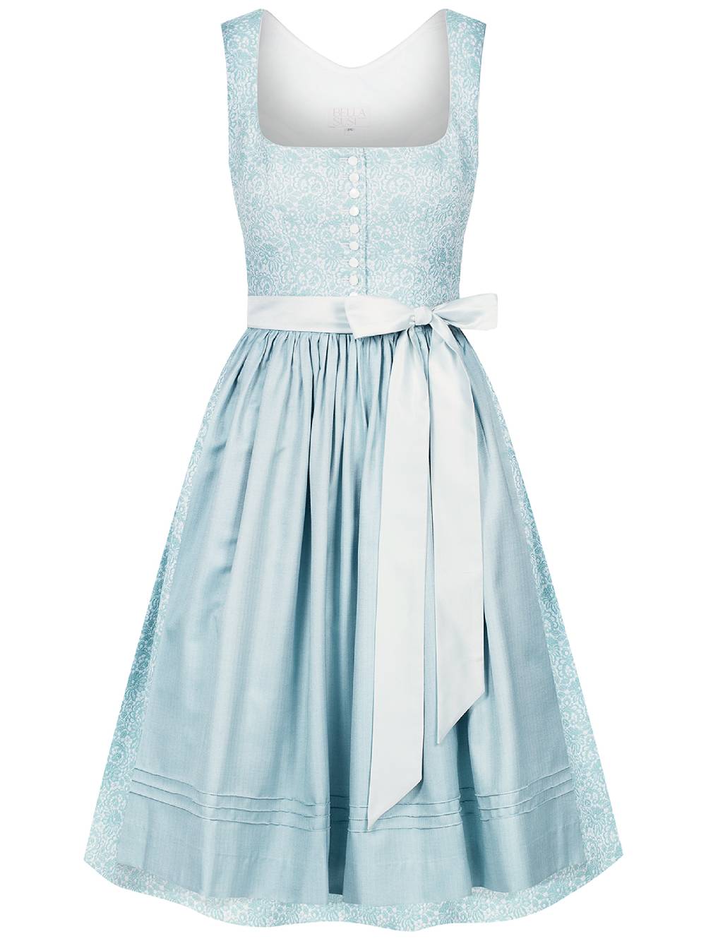 Limberry Türkis-farbenes Dirndl Mit Blumenmuster - FIONA TÜRKIS