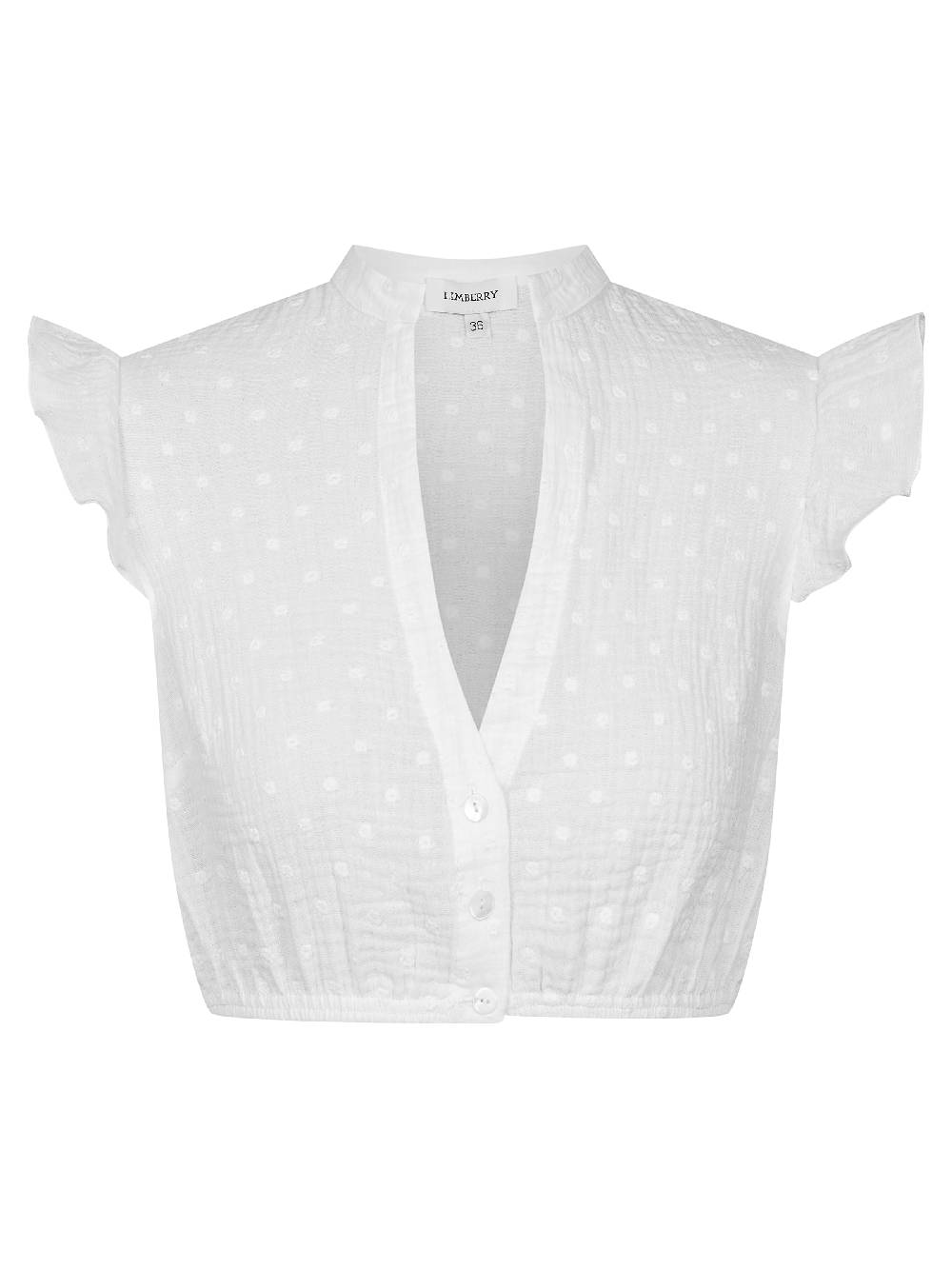Limberry Weiße Dirndlbluse mit Flügelärmel - VALERIA MUSSELIN