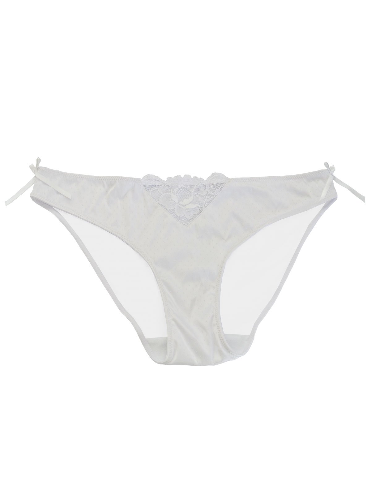 Limberry Weißer Slip zum Dirndl-BH - SATIN GLAM CHEEKY