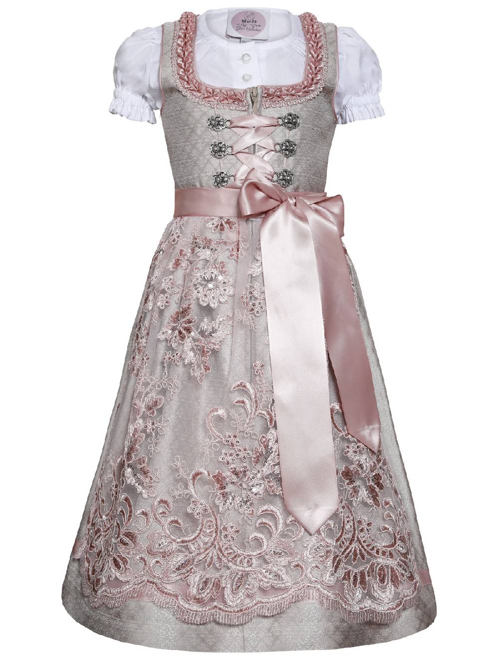 Limberry Zauberhaftes Kinderdirndl in Champagner - MANANDA CHAMPAGNER