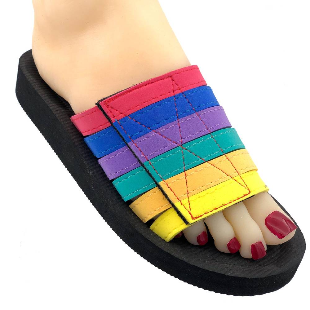 Beachandstreet Badeschuhe Damen • Beach Klett • Badepantolette Für Frauen Mit Klettverschluss • Fällt Klein Aus