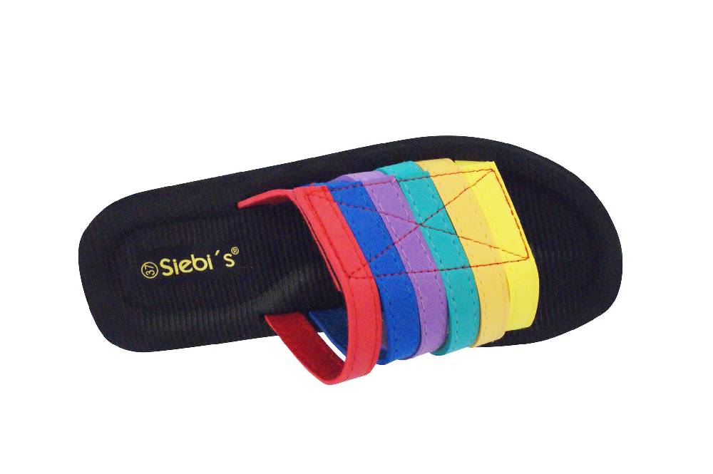 Beachandstreet Badeschuhe Damen • Beach Klett • Badepantolette Für Frauen Mit Klettverschluss • Fällt Klein Aus