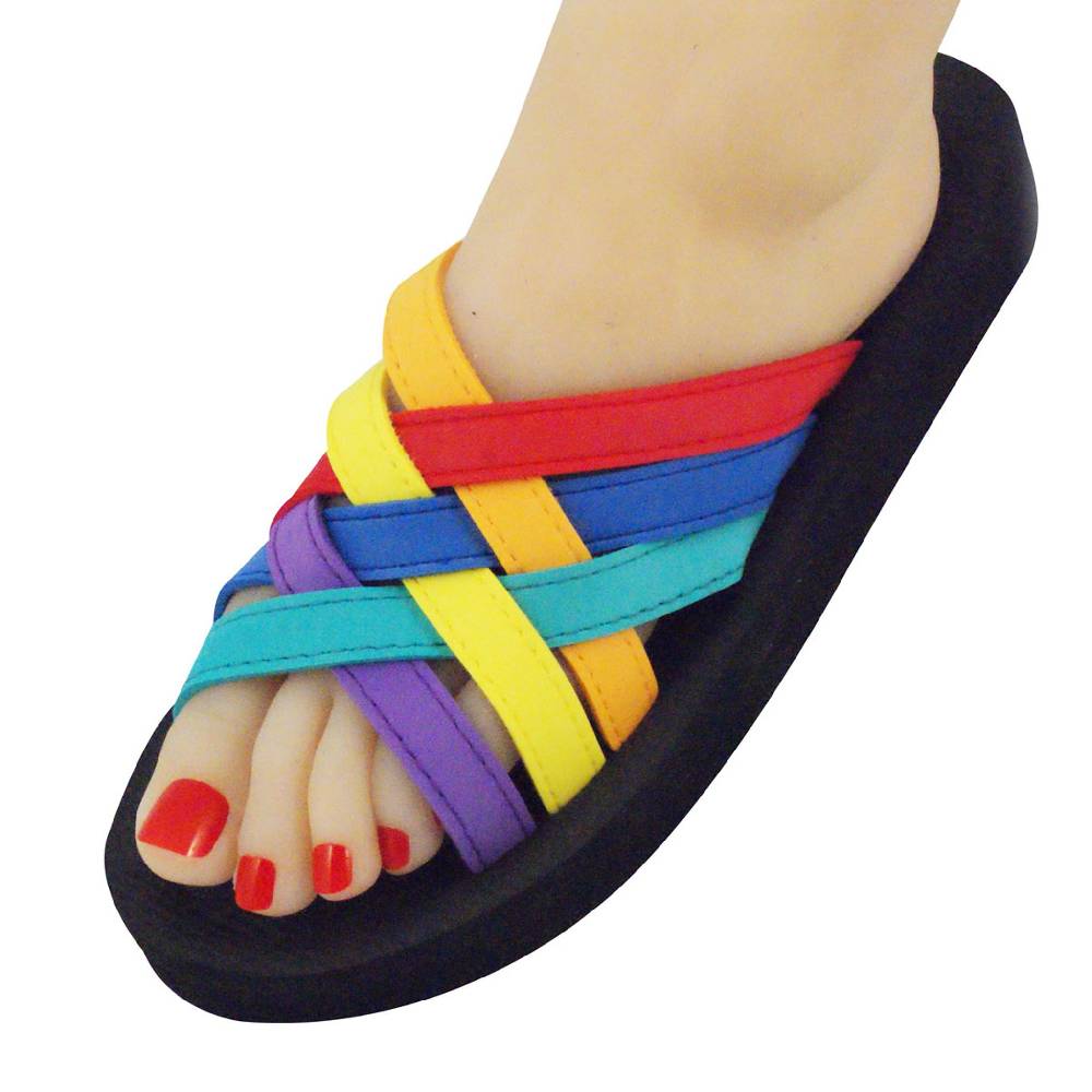 Beachandstreet Badeschuhe Damen • Beach Multi • Leichte Badepantolette • Fällt Klein Aus • Größe 37