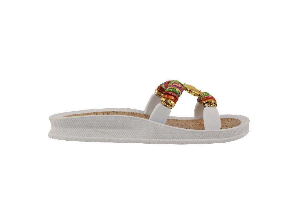 Beachandstreet Badeschuhe Damen • Rhodos • Badepantolette Für Frauen Mit H-Oberteil