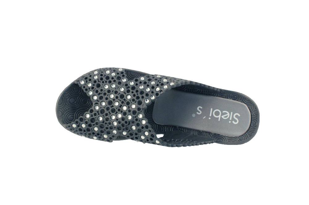 Beachandstreet Badeschuhe Damen Thira Mit Strass Und Keilabsatz