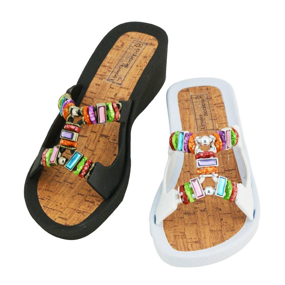 Beachandstreet Badeschuhe Santorin schwarz oder weiss haltgebend und mit Absatz