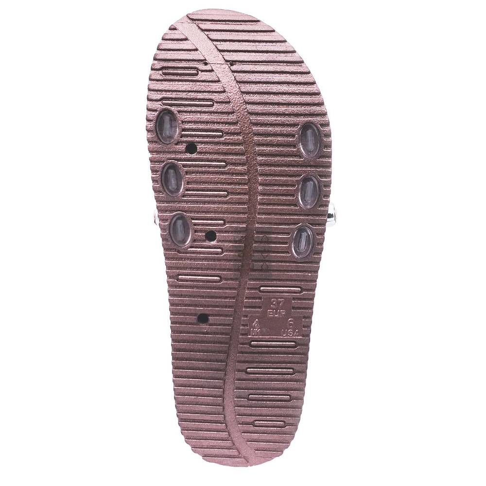 Beachandstreet Florenz - Badeschuhe Mit Transparentem Oberteil Und Großen Acrylsteinen