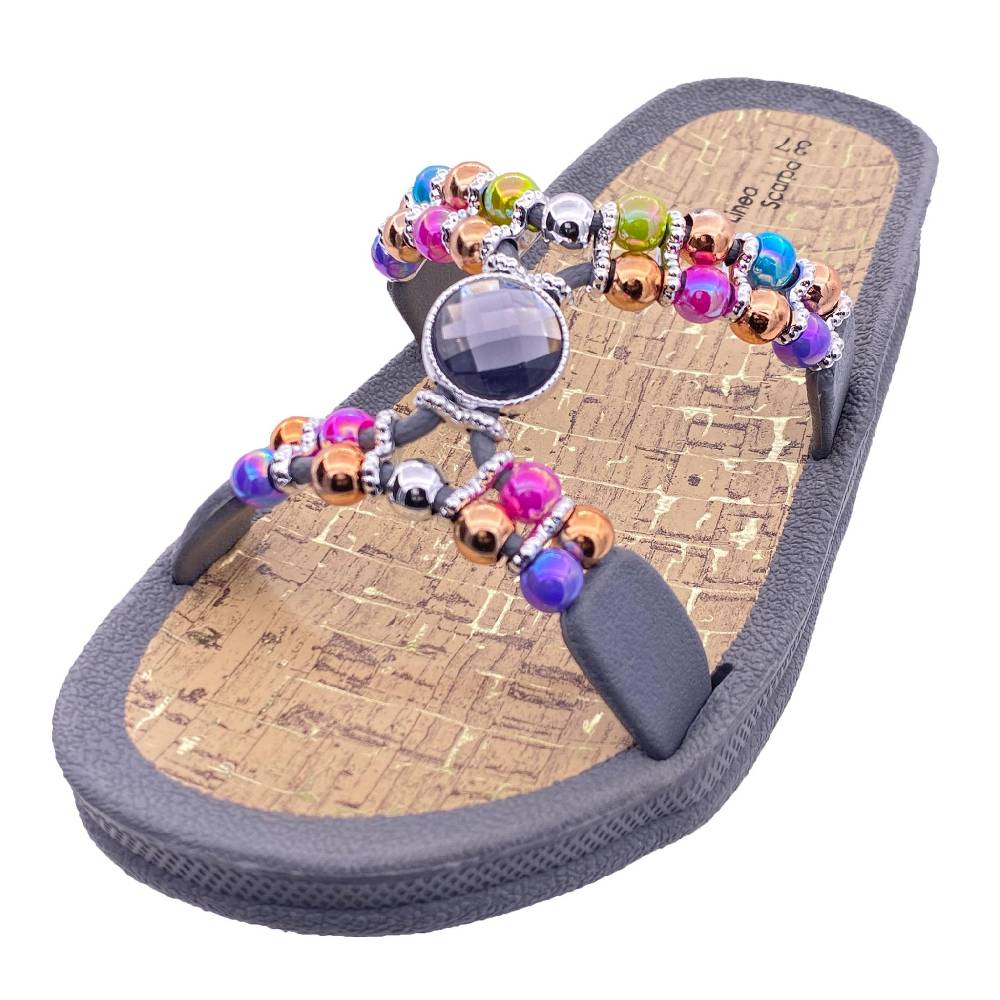 Beachandstreet Linea Scarpa Badeschuhe Damen • Syros • Halluxfreundliche Badepantolette Mit Rutschhemmender Sohle