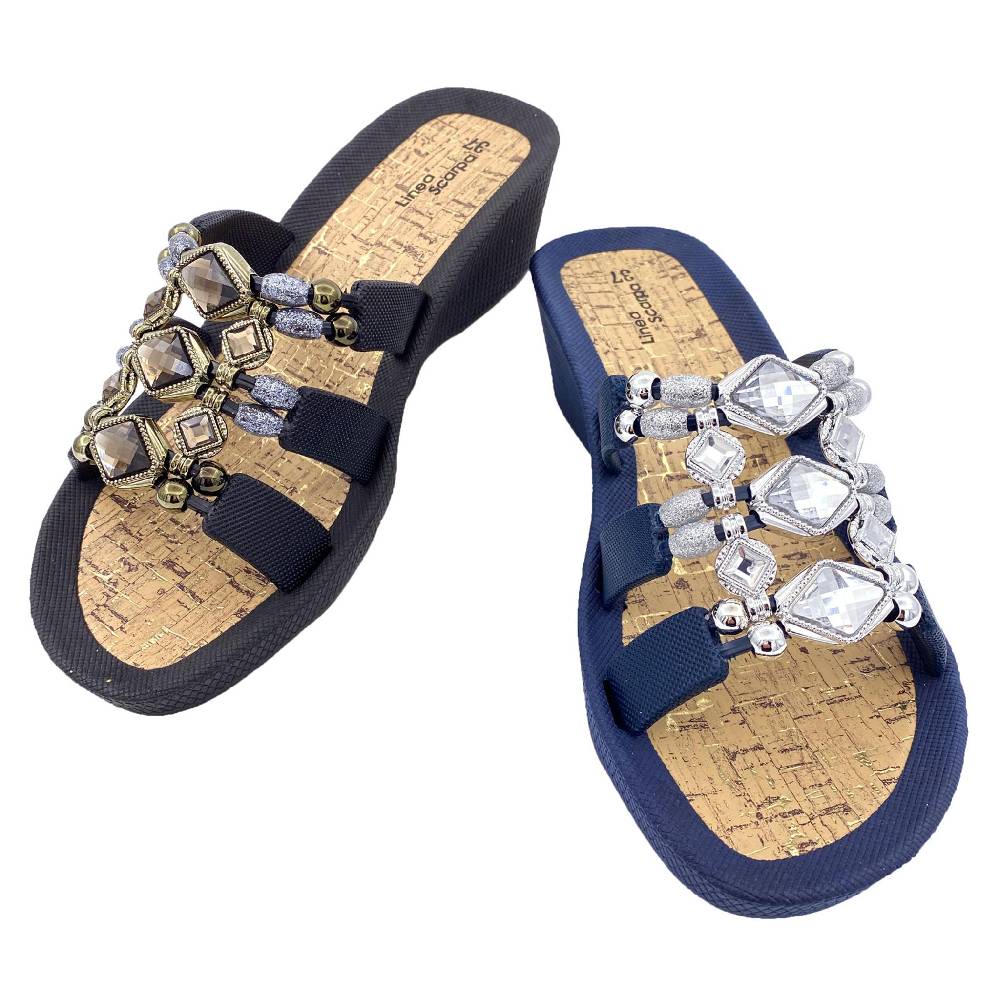 Beachandstreet Linea Scarpa • Gadros • Badeschuhe Damen mit Keilabsatz und gutem Halt