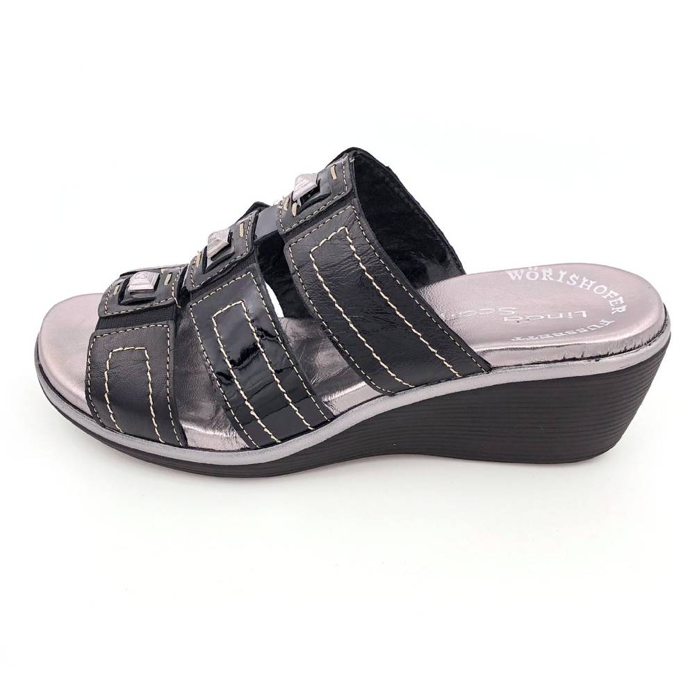 Beachandstreet Modische Fussbettsandale "Greta F" - Made In Italy