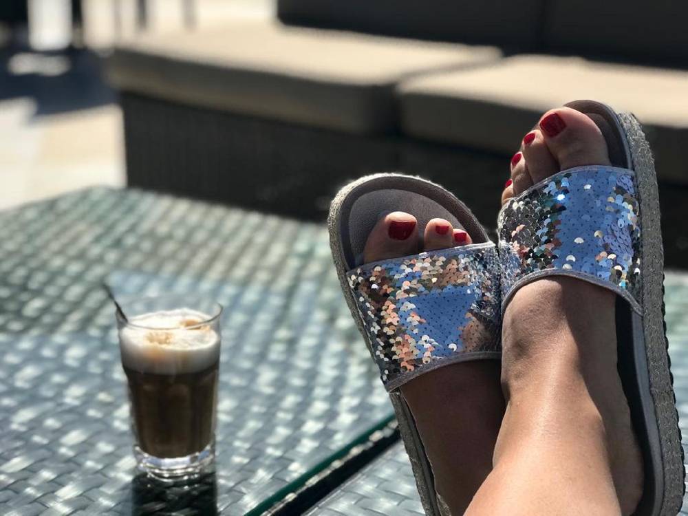 Beachandstreet Sommersandale Lucca Mit Plateausohle (38 EU, Schwarz)