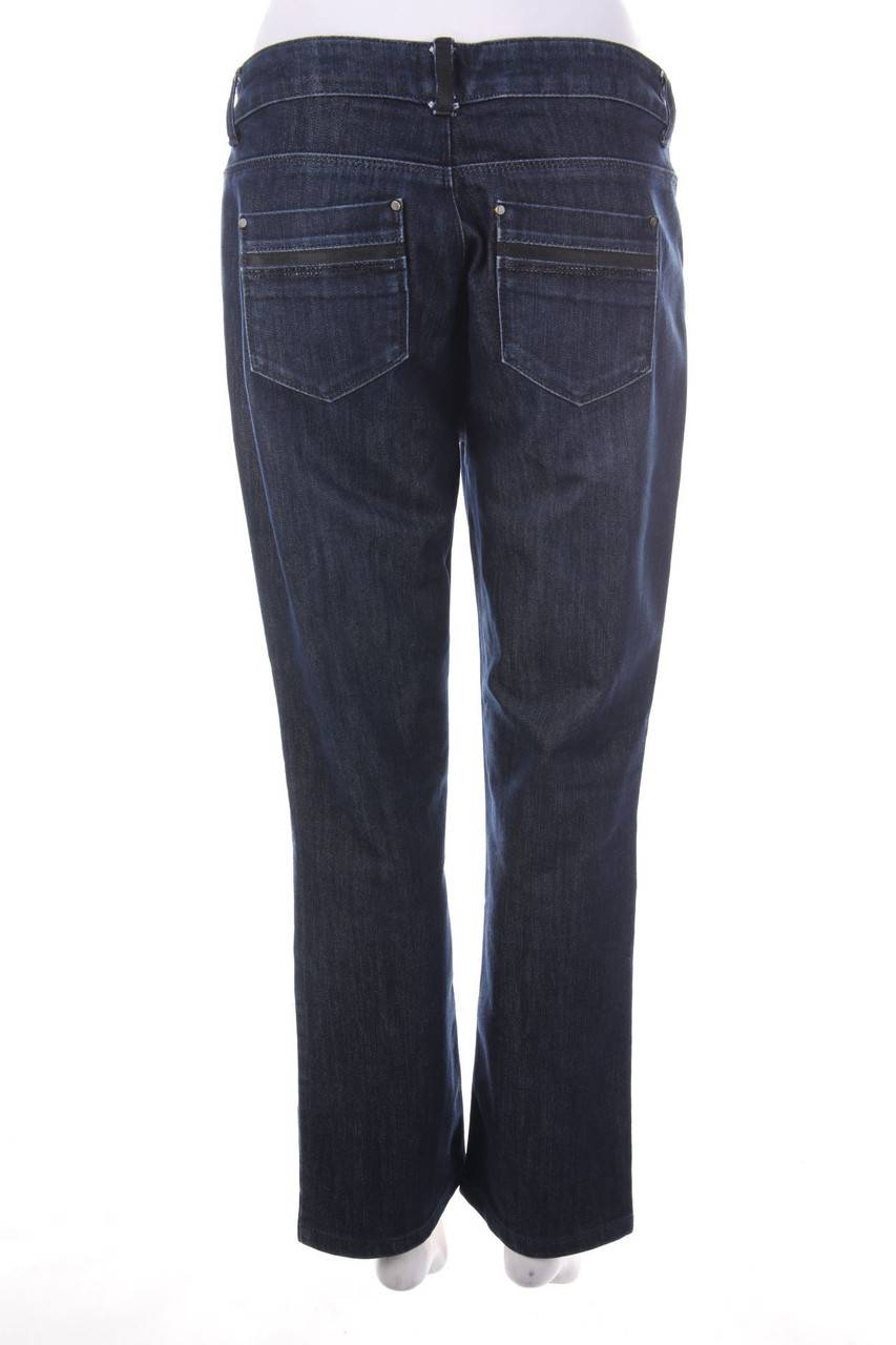 Carou 1.2.3. UN DEUX TROIS Paris Denim-Dark Denim Bootcut-Jeans