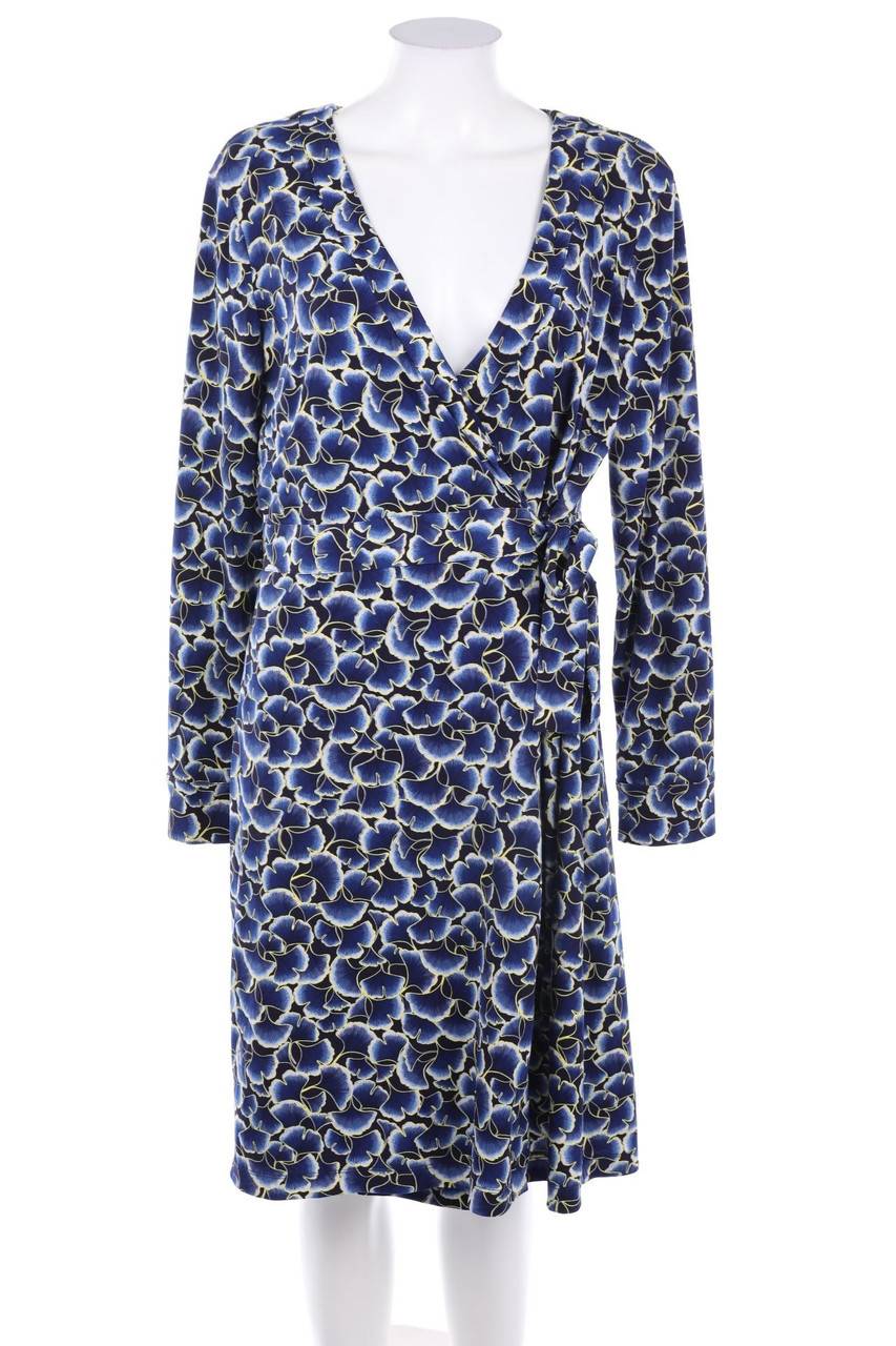 Carou 1.2.3. UN DEUX TROIS Paris Kleid in Wickel-Optik mit Print