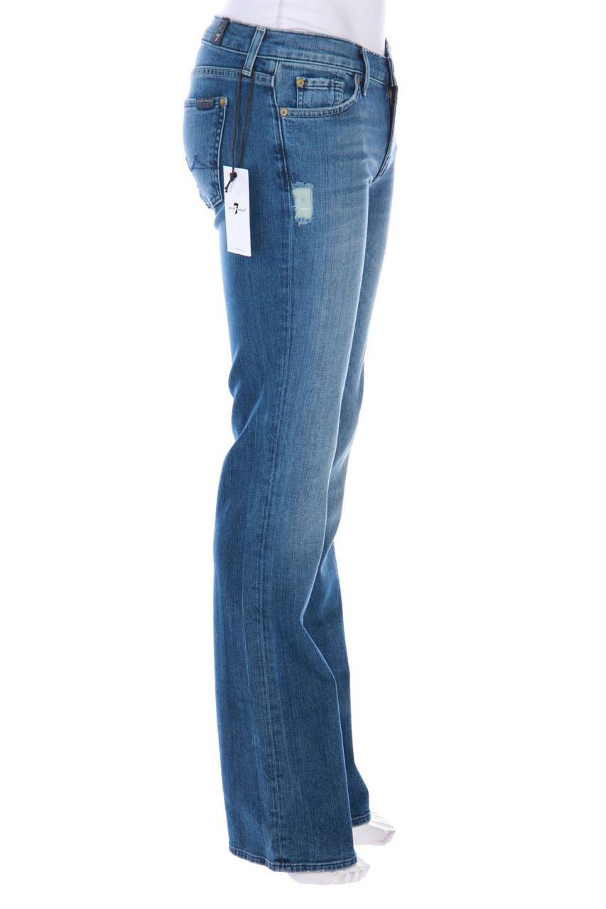 Carou 7 For All Mankind Destroyed Flared-Jeans Mit Logo-Patch