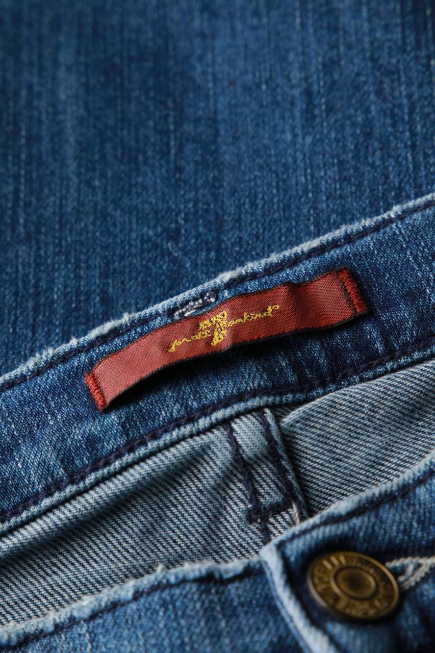 Carou 7 For All Mankind Destroyed Flared-Jeans Mit Logo-Patch