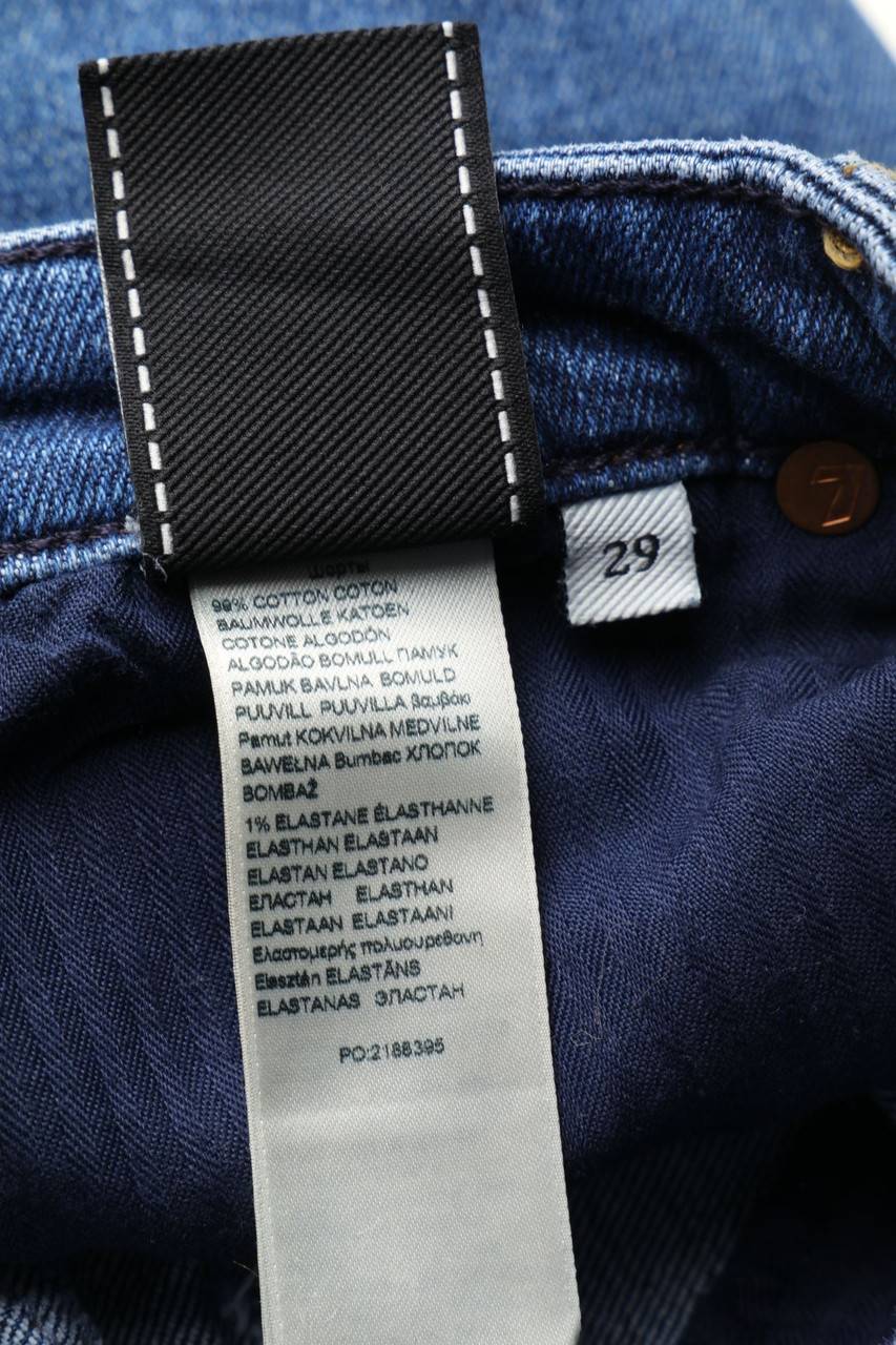 Carou 7 For All Mankind Jeans-Shorts Mit Logo-Badge